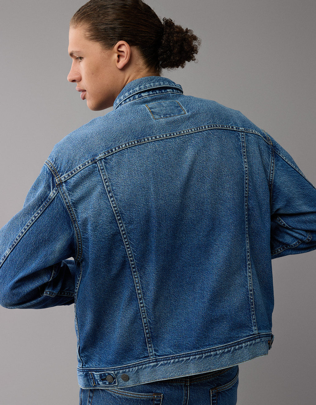 Chaqueta en Denim Hombre AE - Azul 0106_1666_423_d2