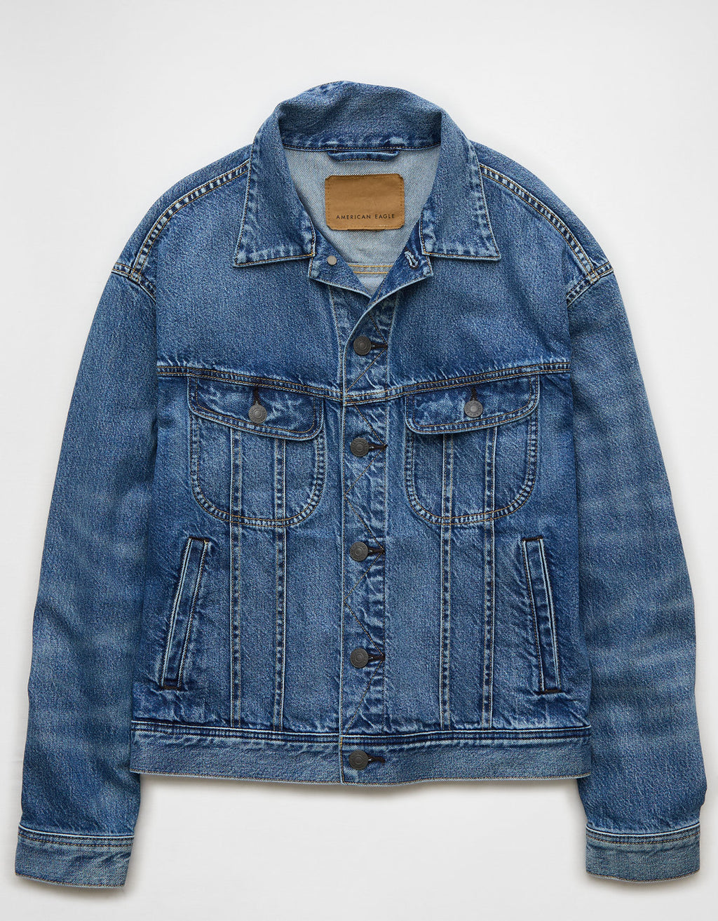 Chaqueta en Denim Hombre AE - Azul 0106_1666_423_f
