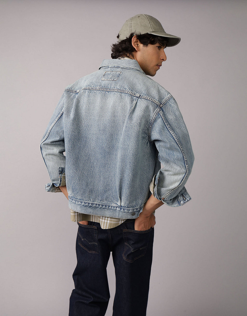 Chaqueta en Denim Trucker Ae - Generico 0106_1785_482_ob