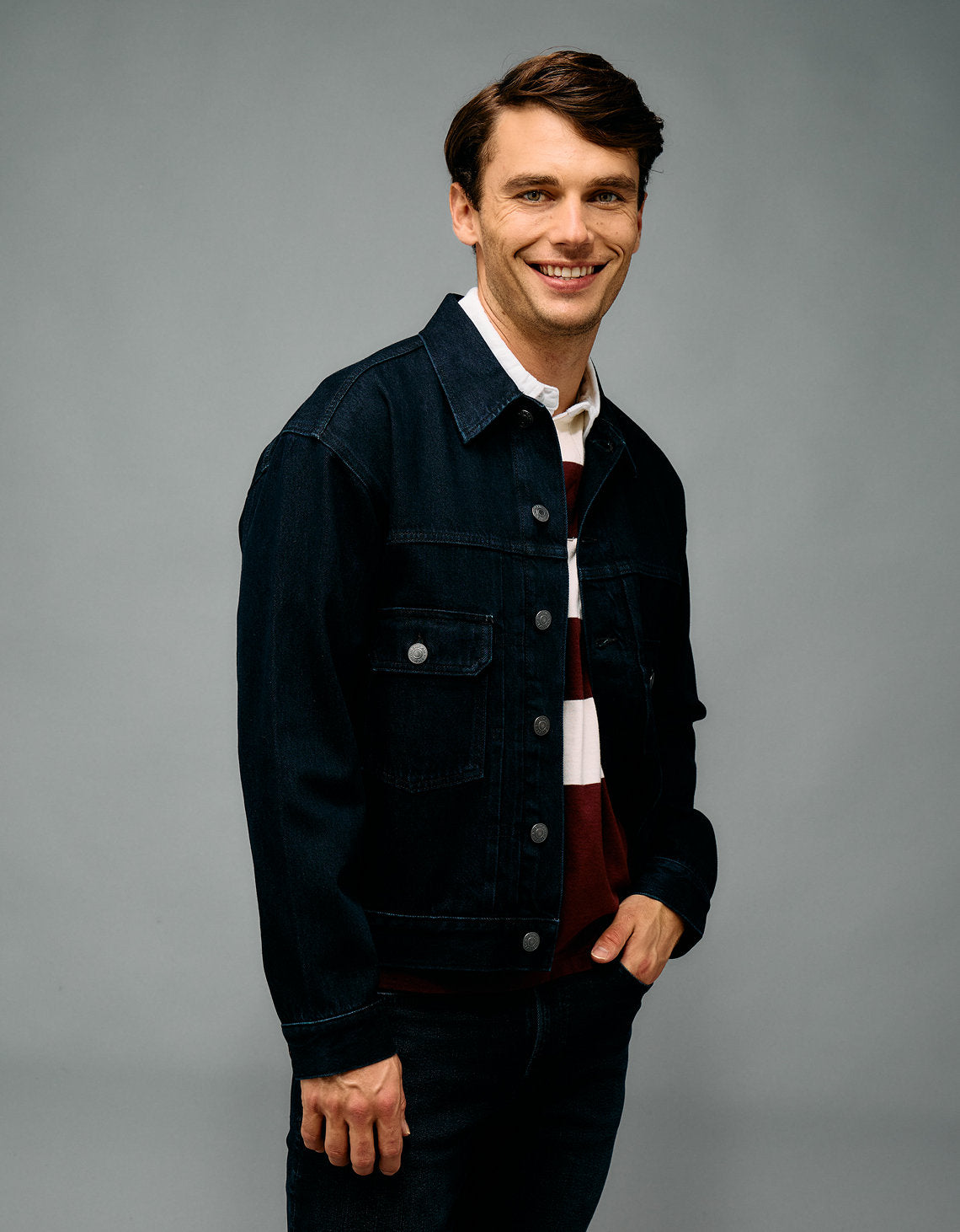 Chaqueta Denim Ae - Negro 0106_1811_042_of