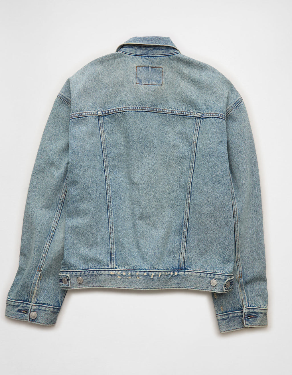 Chaqueta de mezclilla de gran tamaño Ae - Azul 0106_1843_400_b