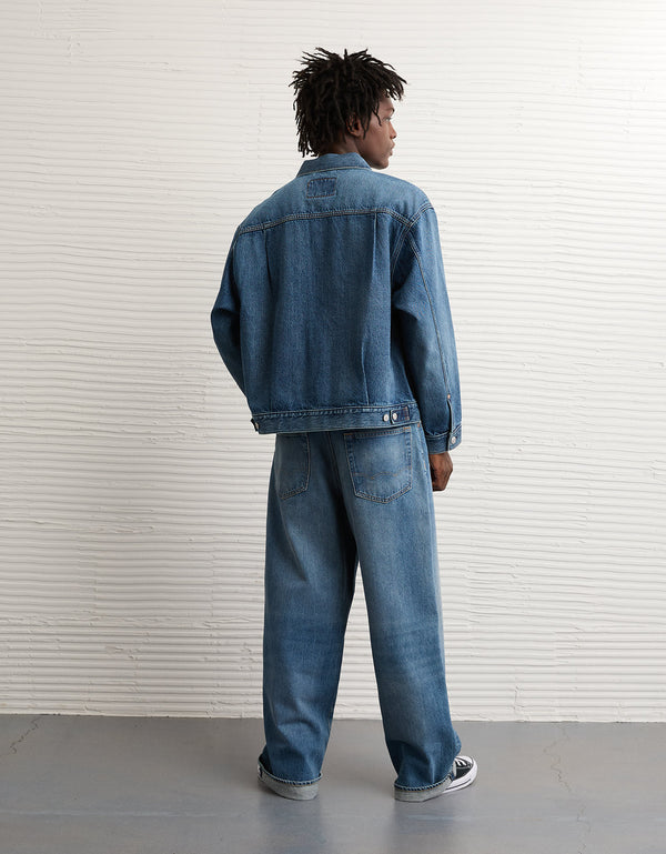 Chaqueta Denim de mezclilla para hombre. - Azul