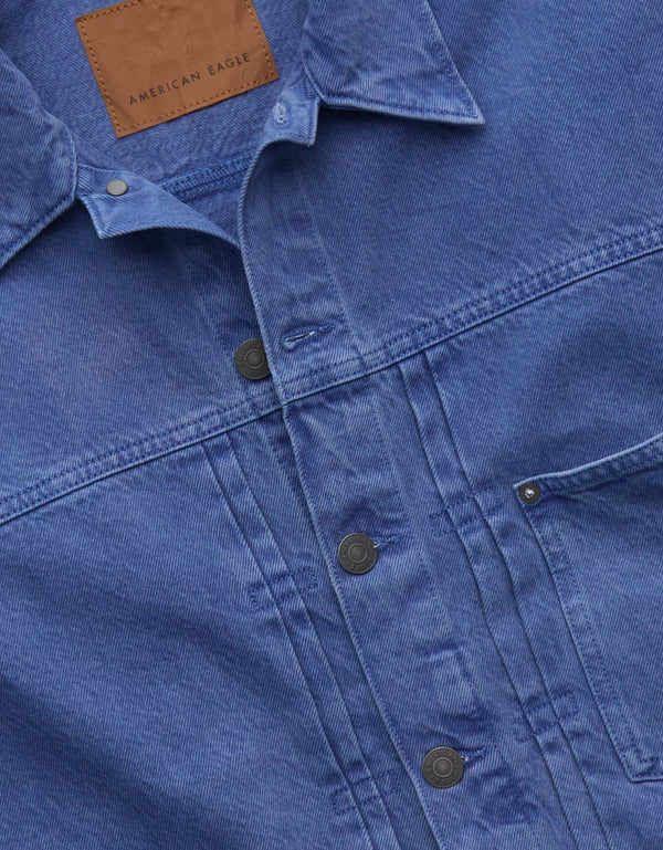 Chaqueta de mezclilla de ajuste relajado Ae - Generico