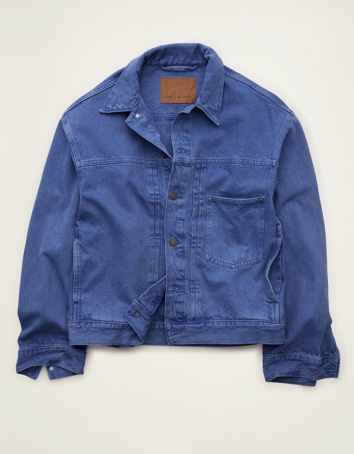 Chaqueta de mezclilla de ajuste relajado Ae - Generico 0106_1914_585_f