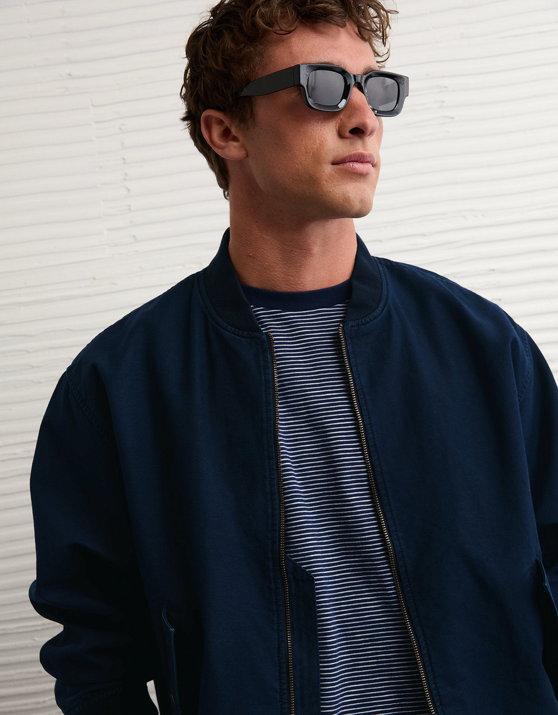 Chaqueta Bomber Ae - Azul 0108_1819_410_d2