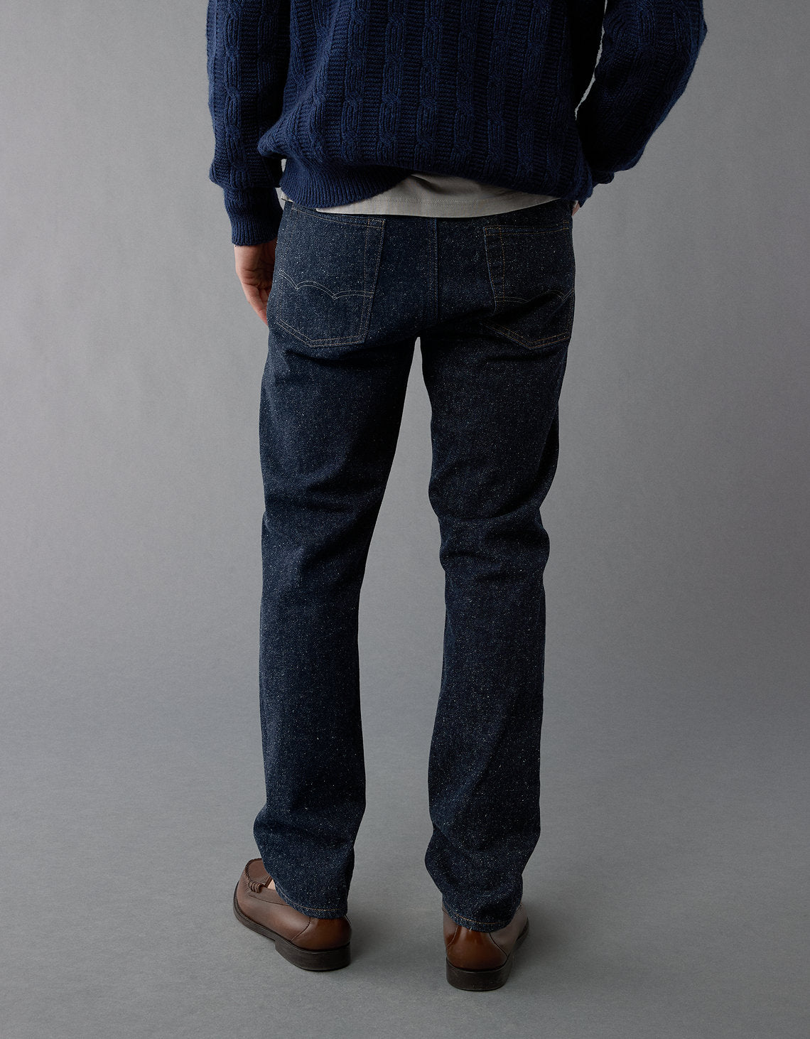 Jean Straight Recto de Hombre AE - Azul 0111_7084_913_ob