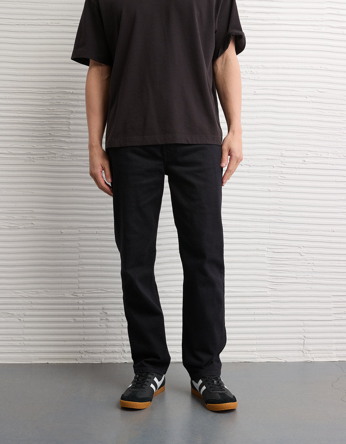 Jean Straight Ae - Negro 0112_7330_055_of