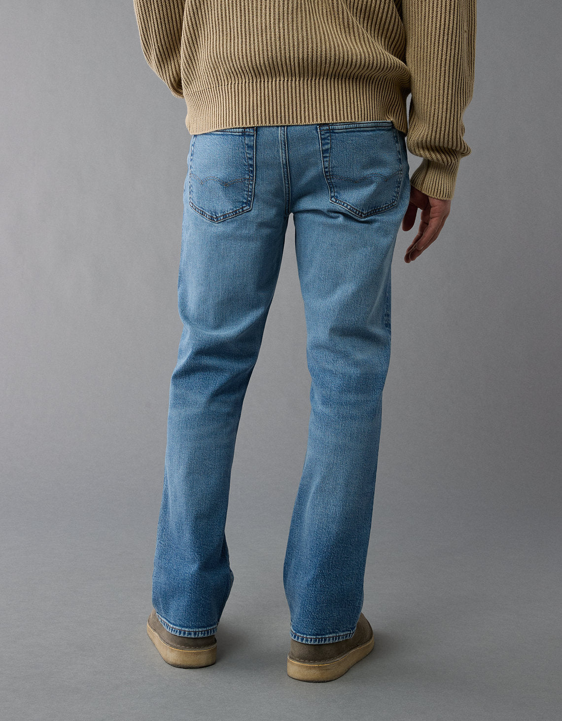 Jean slim bootcut de hombre AE - Azul 0113_7093_540_ob
