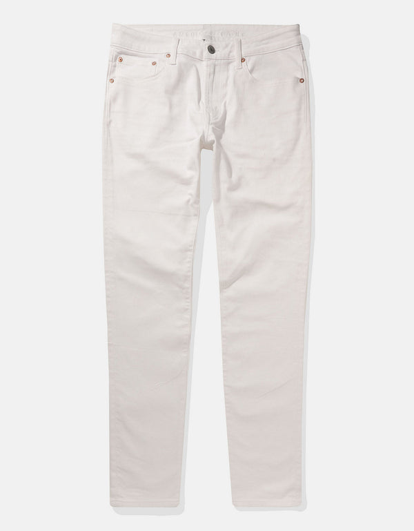 Jean Skinny Athletic con Stretch Hombre AE - Blanco