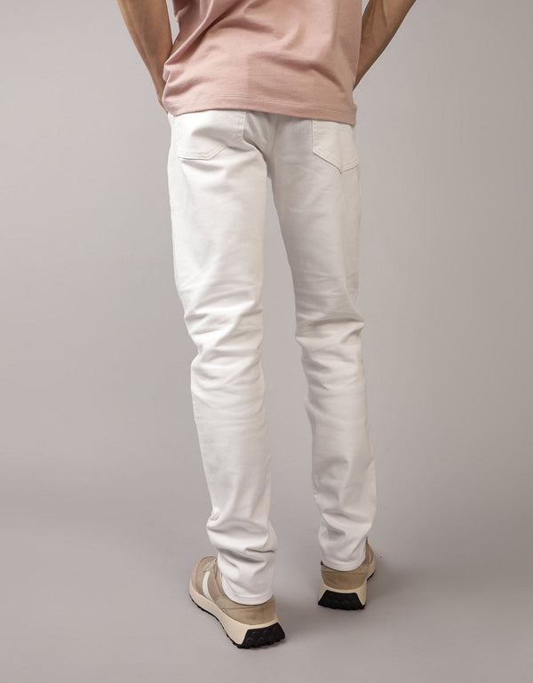 Jean Skinny Athletic con Stretch Hombre AE - Blanco