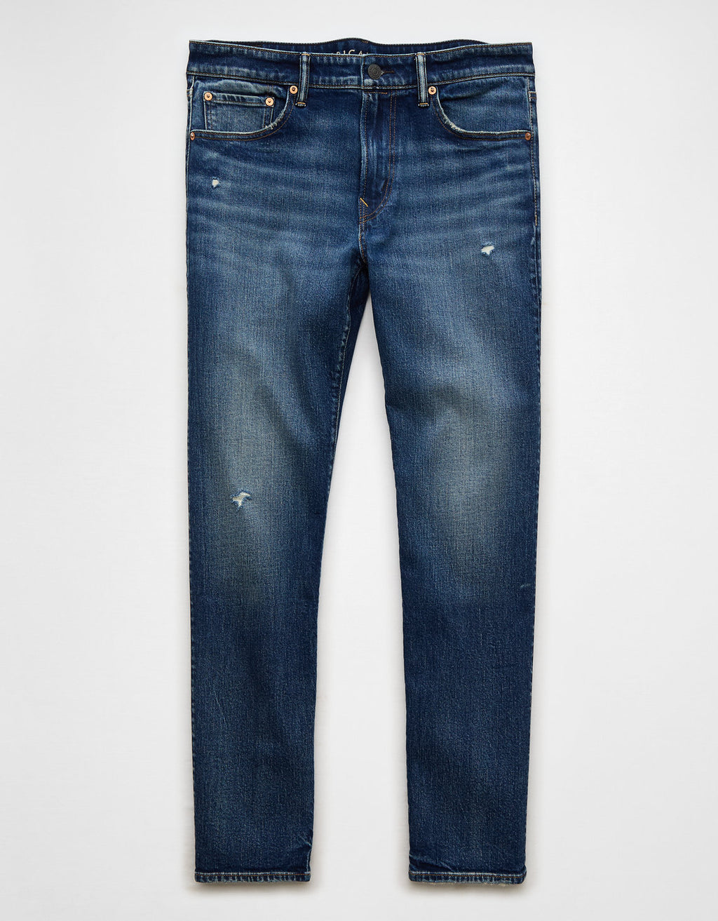 Jean Slim Straight bota recta Hombre AE - Azul 0116_6982_486_f