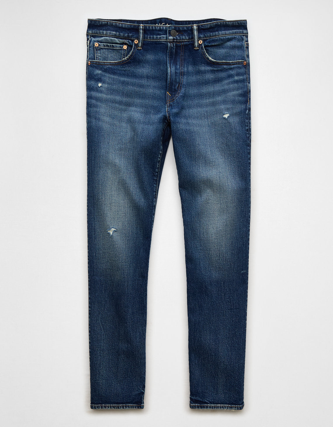 Jean Slim Straight bota recta Hombre AE - Azul 0116_6982_486_f