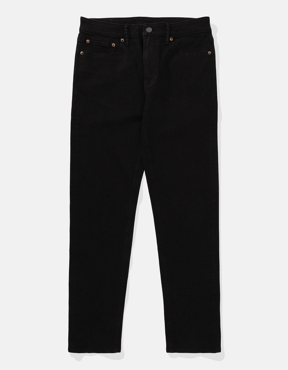 Jean Slim Straight Ae - Negro 0116_7022_001_f