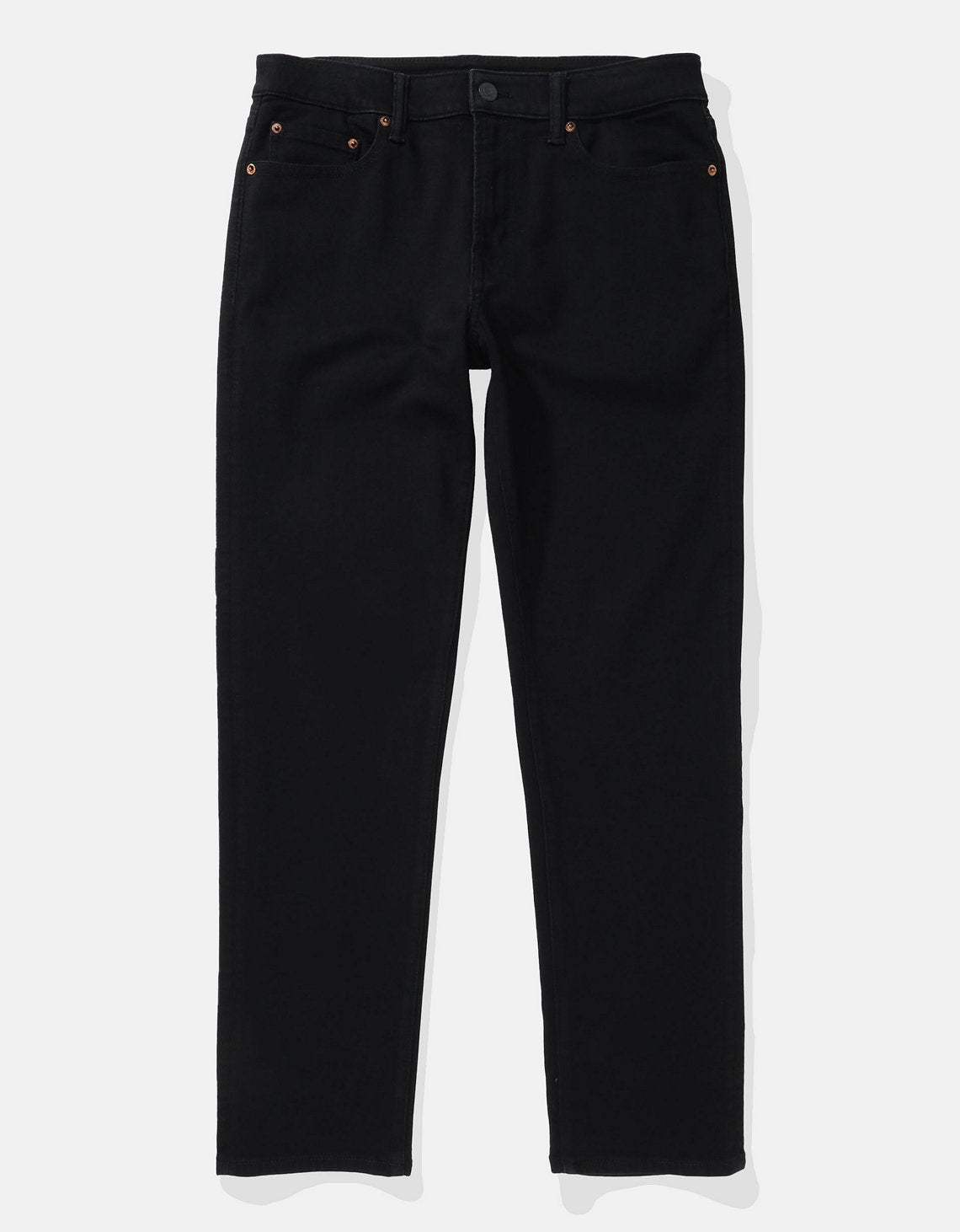 Jean Slim Straight Ae - Negro 0116_7022_055_f