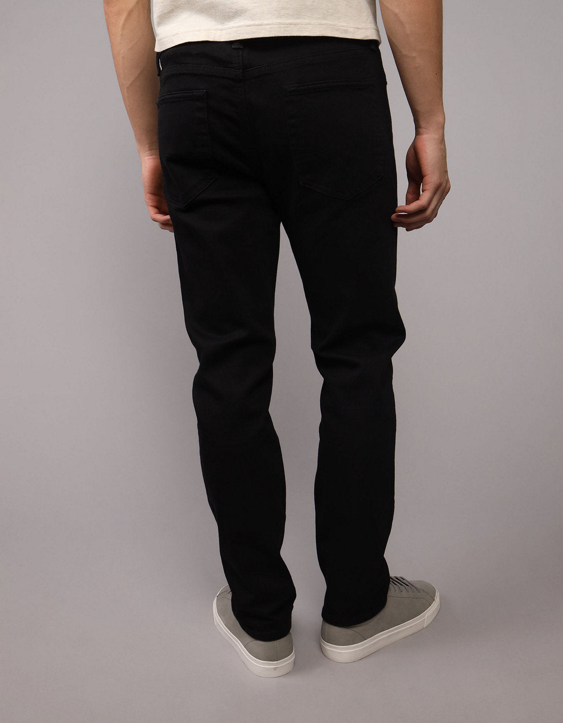 Jean Slim Straight Ae - Negro 0116_7022_055_ob