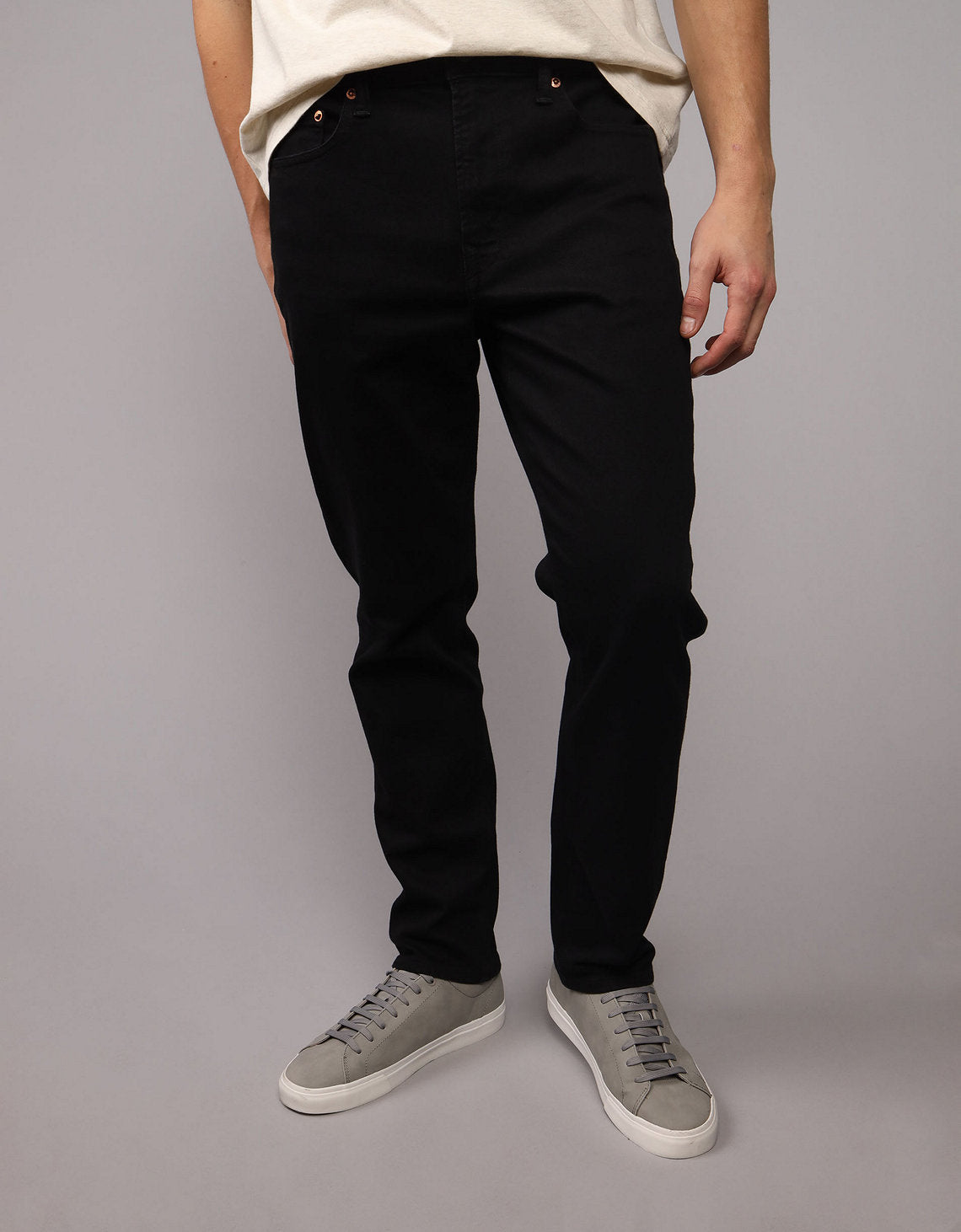 Jean Slim Straight Ae - Negro 0116_7022_055_of
