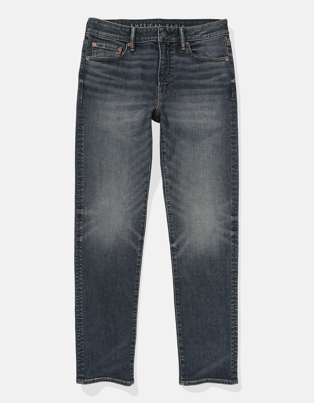 Jean slim bota recta de hombre AE - Azul 0116_7102_451_f