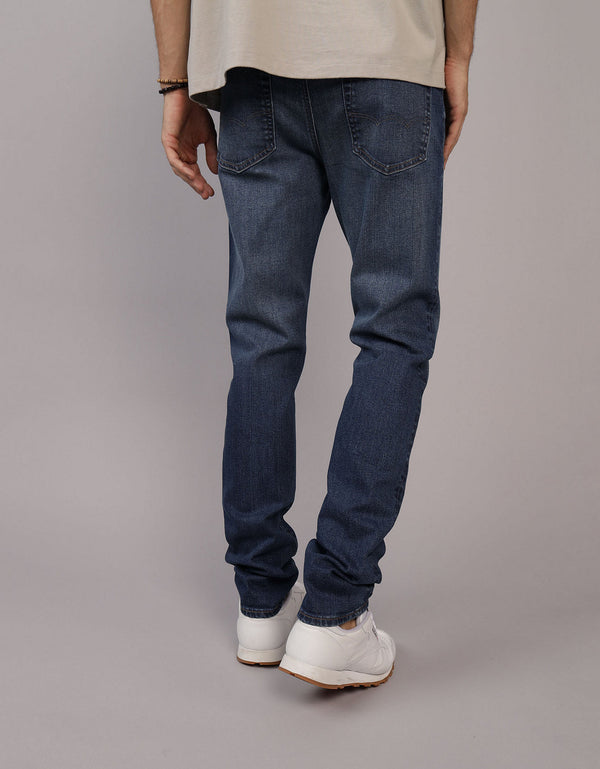Jean Slim corte recto de hombre AE - Azul