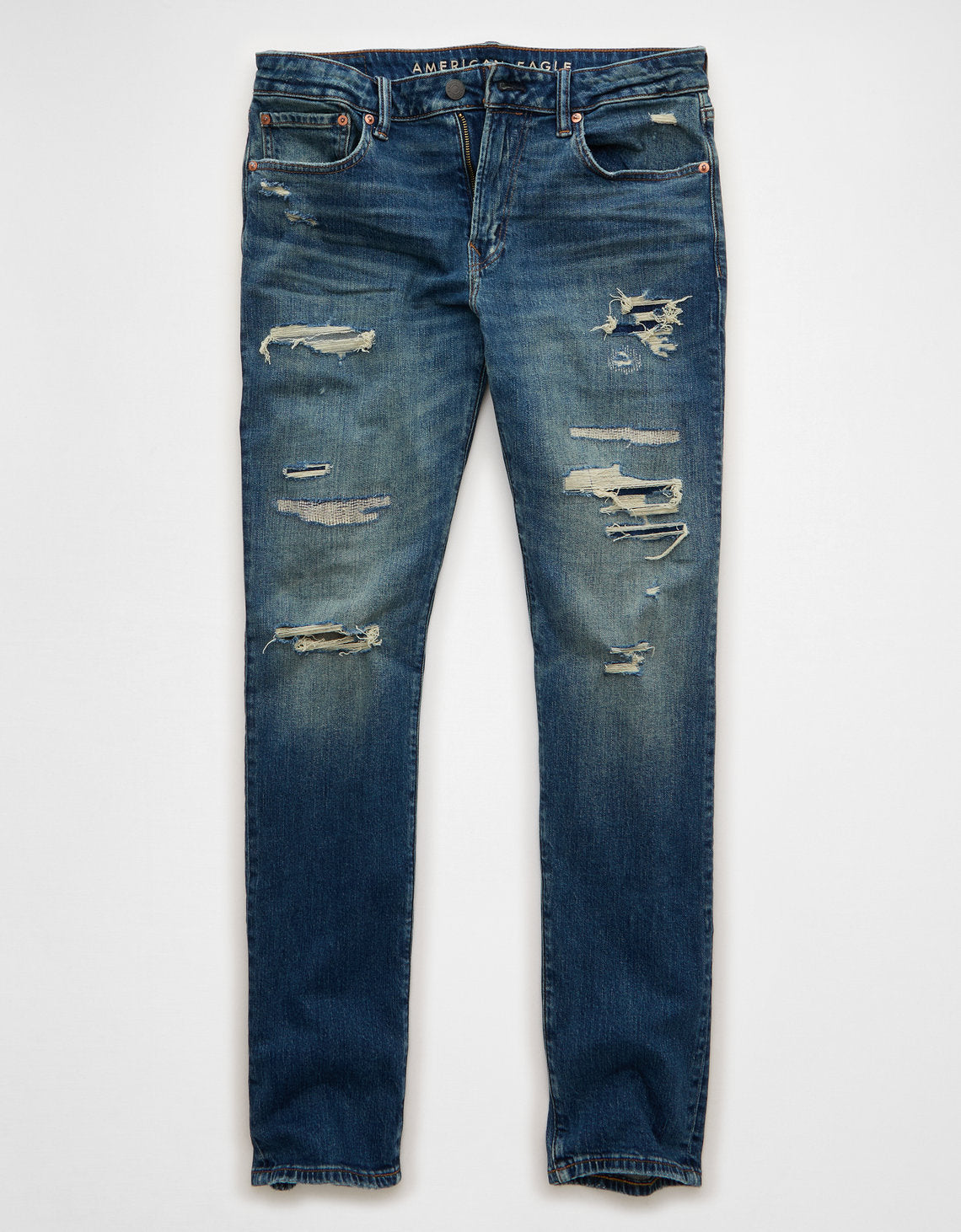 Jean ajustado con parches de fibras Ae Flex+ Tencel™ - Generico 0117_7410_252_f