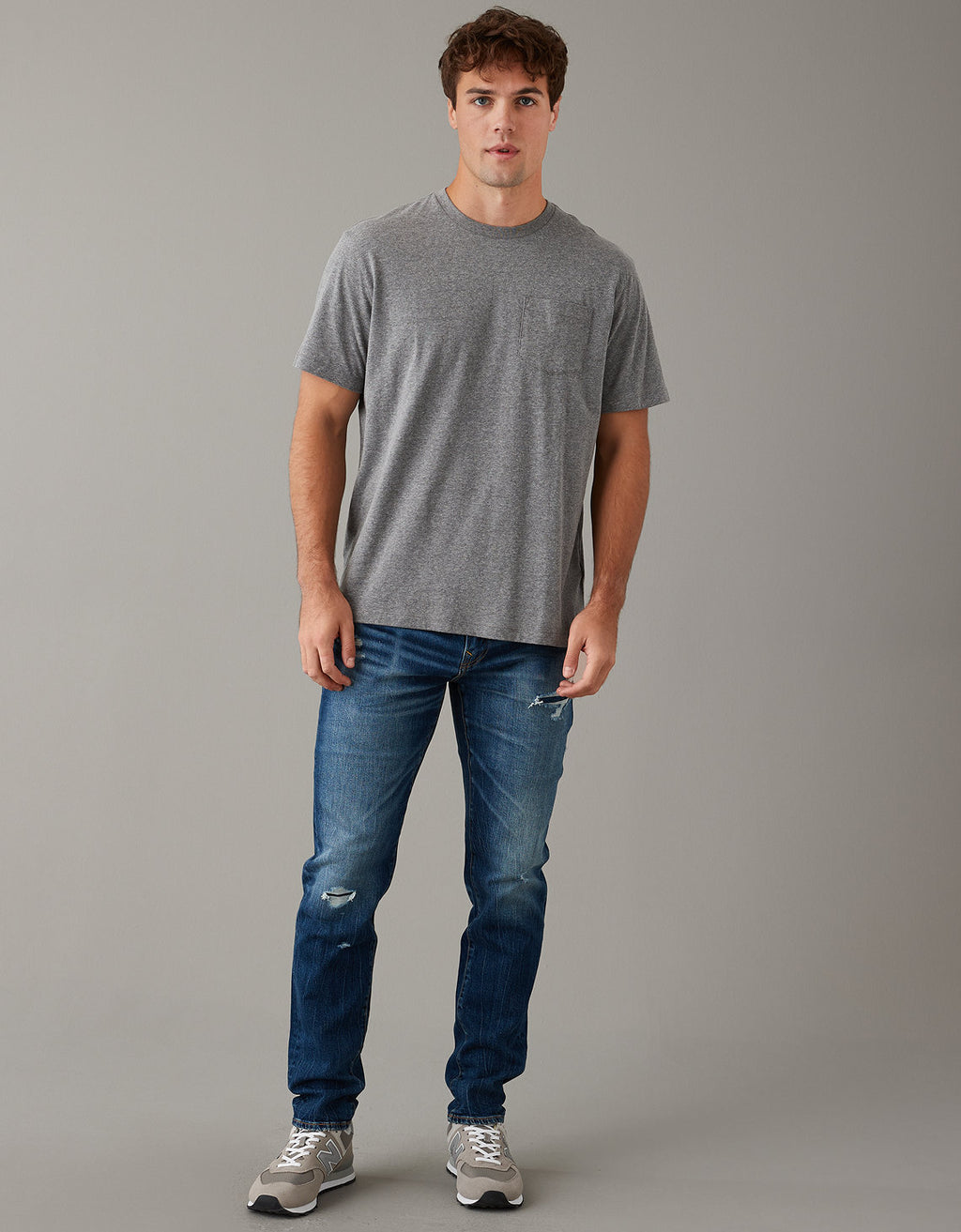 Jean Athletic con parches Hombre AE - Generico 0118_6489_458_of