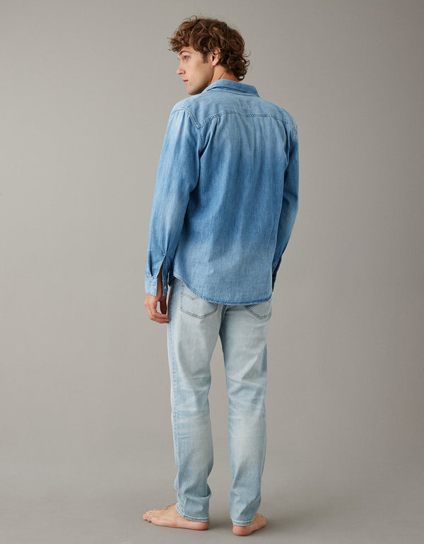 Jean Athletic Ultrasoft Ae - Azul