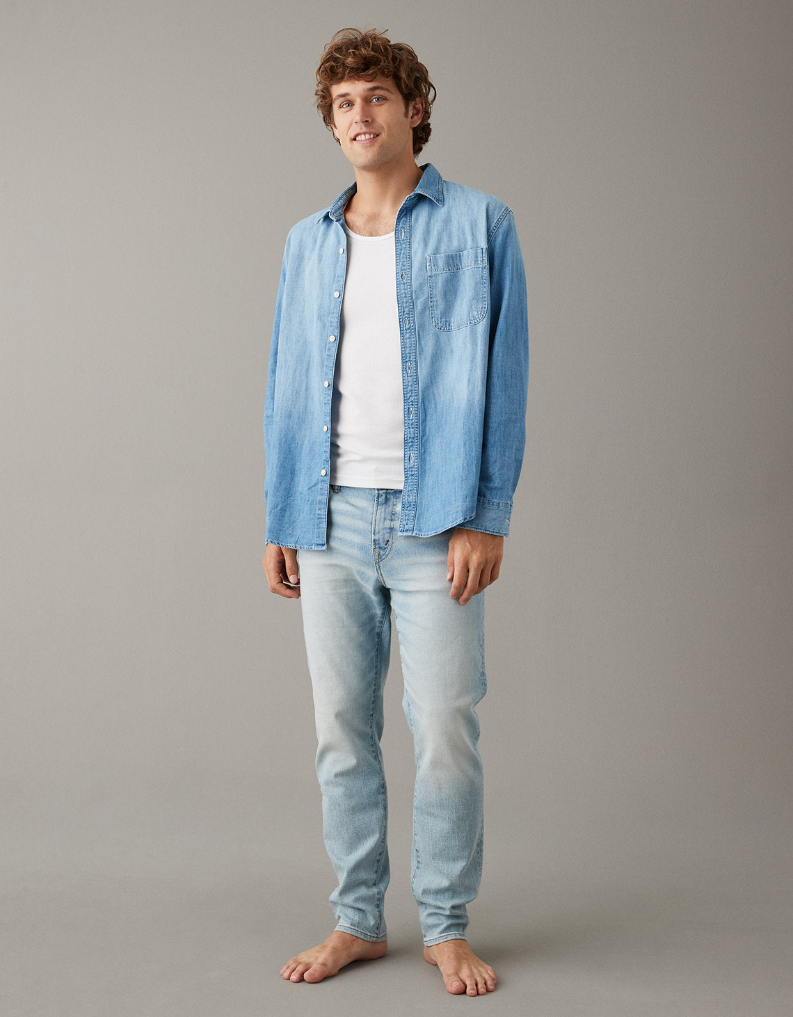 Jean Athletic Ultrasoft Ae - Azul 0118_6727_401_of