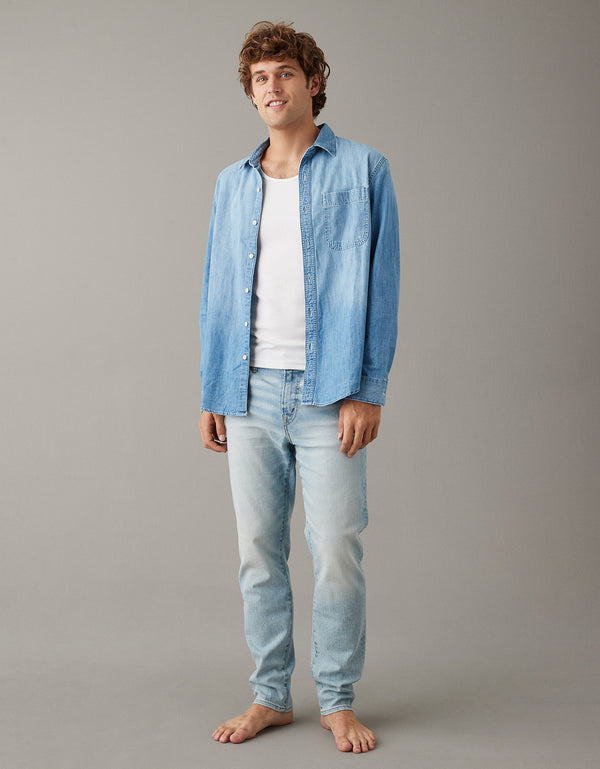 Jean Athletic Ultrasoft Ae - Azul