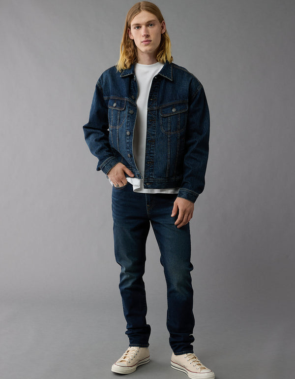 Jean Athletic con Stretch Hombre AE - Azul