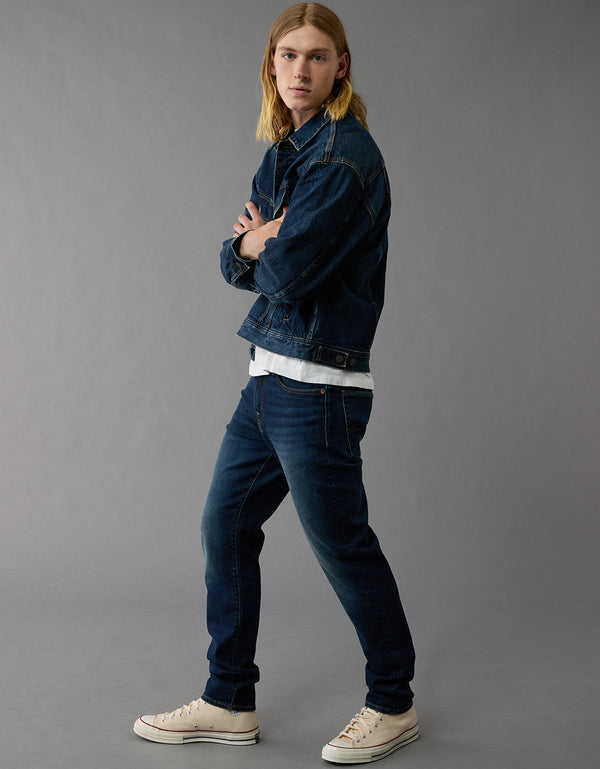 Jean Athletic con Stretch Hombre AE - Azul