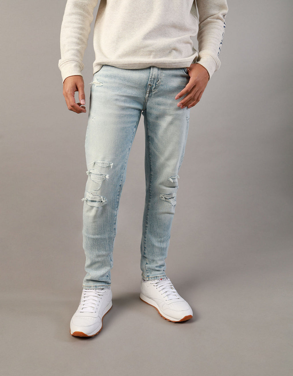 Jean Skinny con parches Hombre AE - Generico 0119_6468_953_of