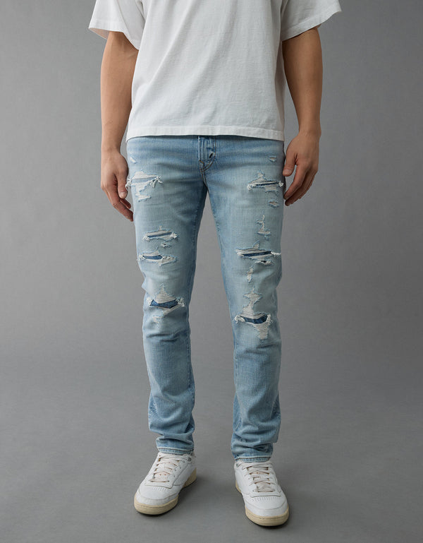 Jean Skinny con Parches Ae - Generico