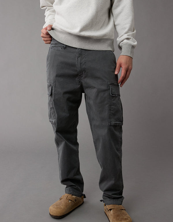 Pantalón Tipo Cargo Lived-In Ae - Gris