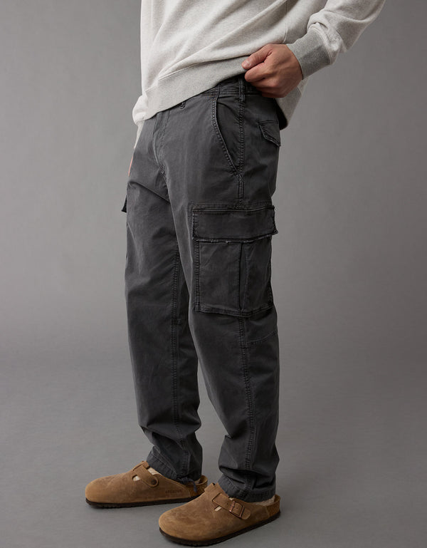 Pantalón Tipo Cargo Lived-In Ae - Gris