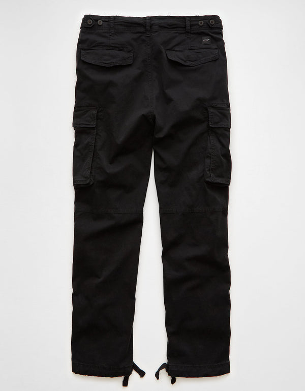 Pantalón Tipo Cargo Lived-In Ae - Negro