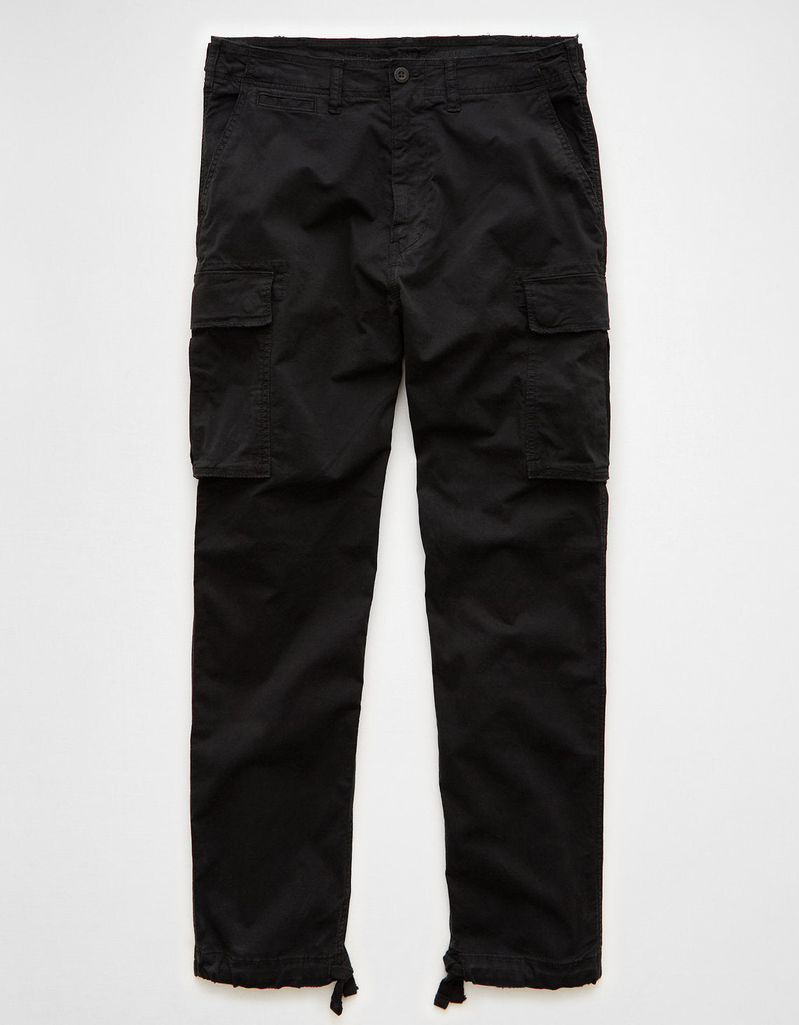 Pantalón Tipo Cargo Lived-In Ae - Negro 0123_4882_064_f