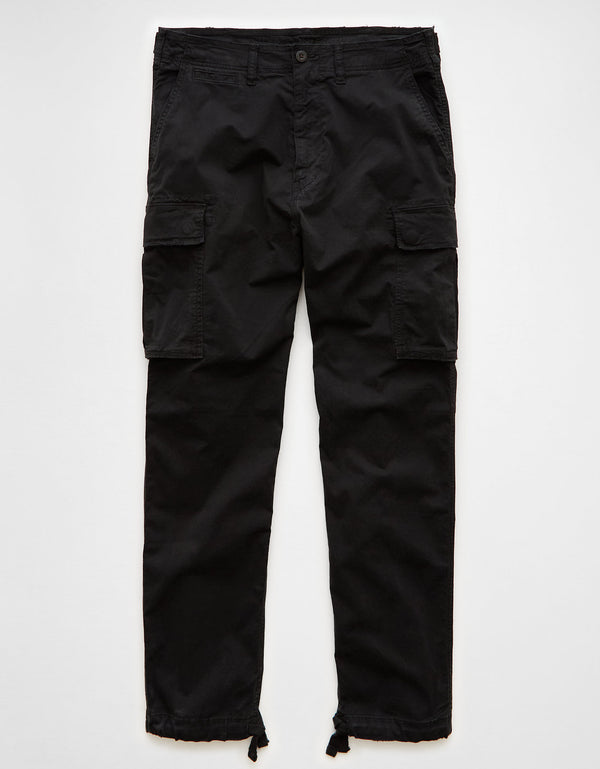 Pantalón Tipo Cargo Lived-In Ae - Negro