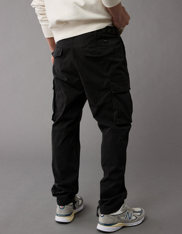 Pantalón Tipo Cargo Lived-In Ae - Negro
