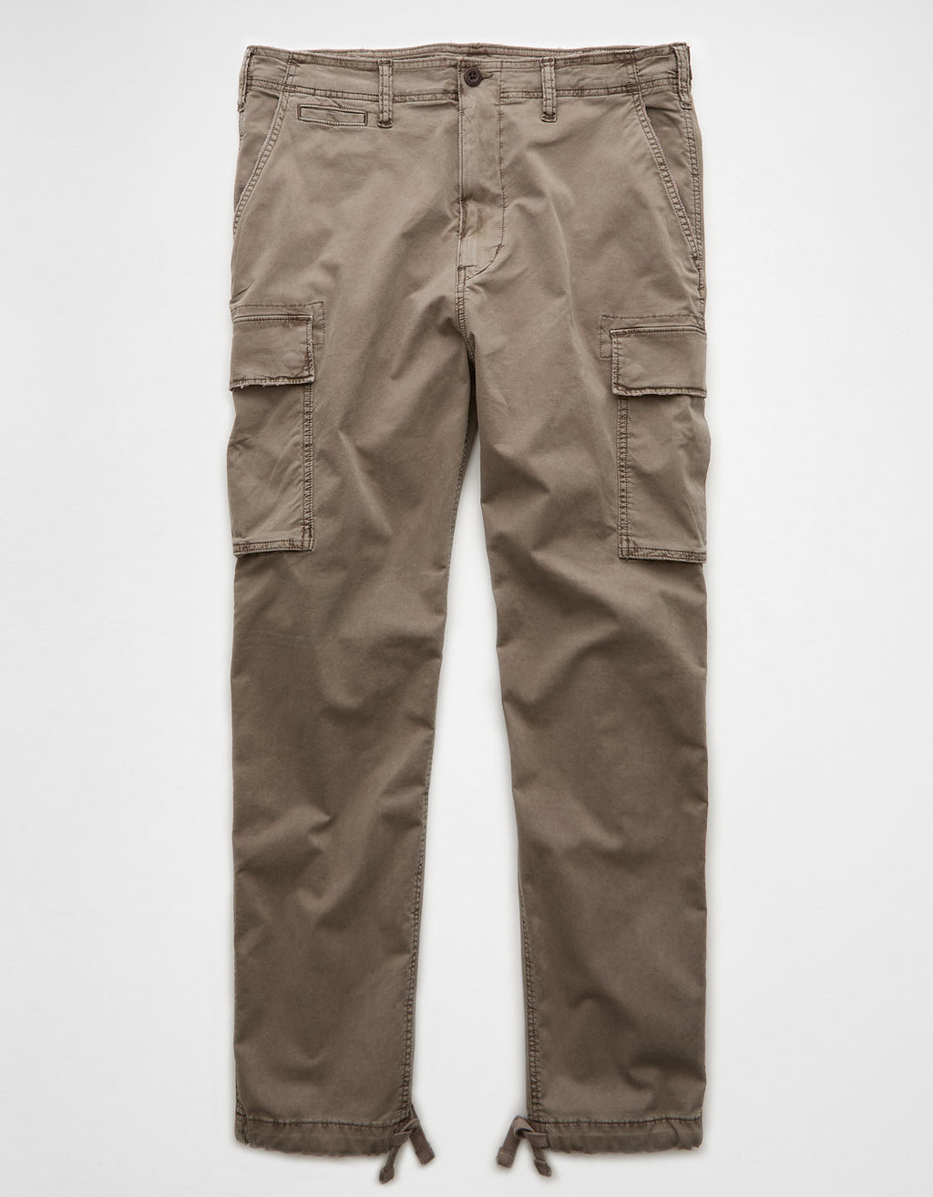 Pantalón Tipo Cargo Lived-In Ae - Caqui 0123_4882_219_f