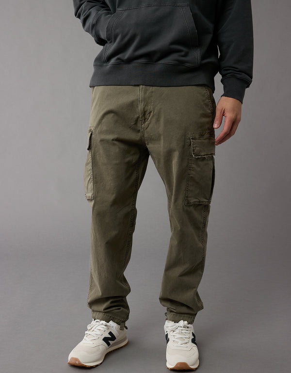 Pantalón Tipo Cargo Lived-In Ae - Verde