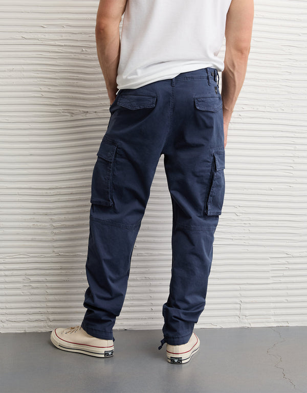 Pantalón Tipo Cargo Lived-In Ae - Azul