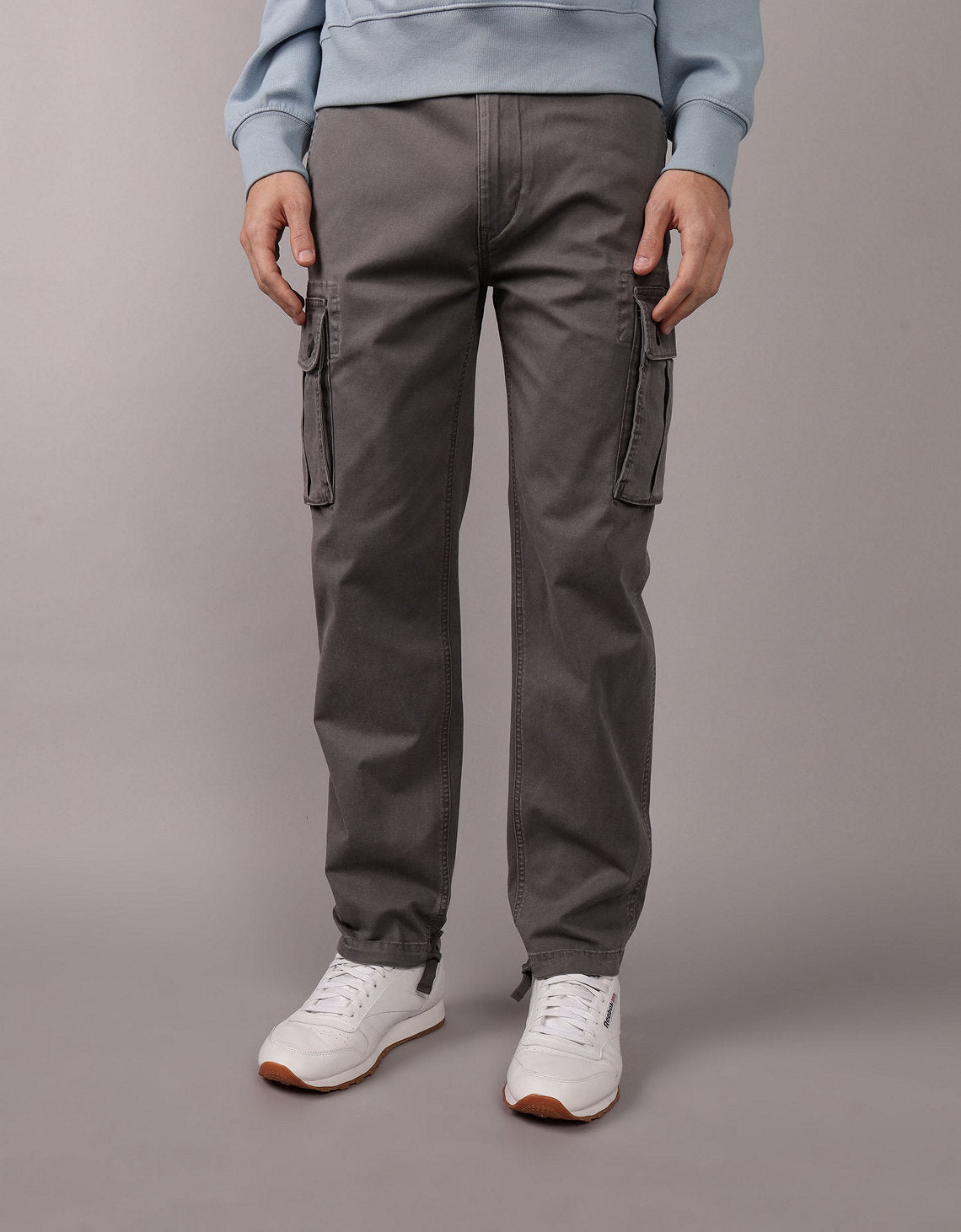 Pantalón Cargo Lived-In Ae - Gris 0123_5034_040_of