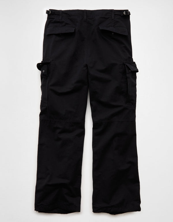 Pantalón Baggy Tipo Cargo Ae - Negro