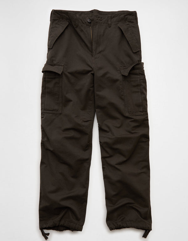 Pantalón Baggy Tipo Cargo Ae - Dorado