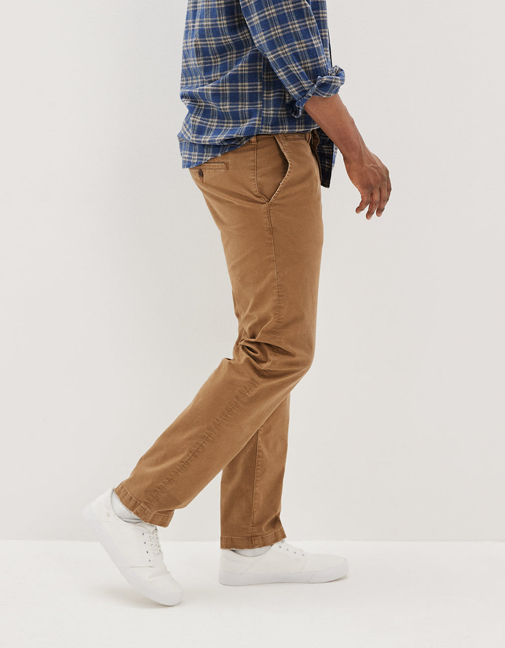 Pantalón Caqui Recto Original Ae Flex Usado - Caqui 0125_4711_238_os