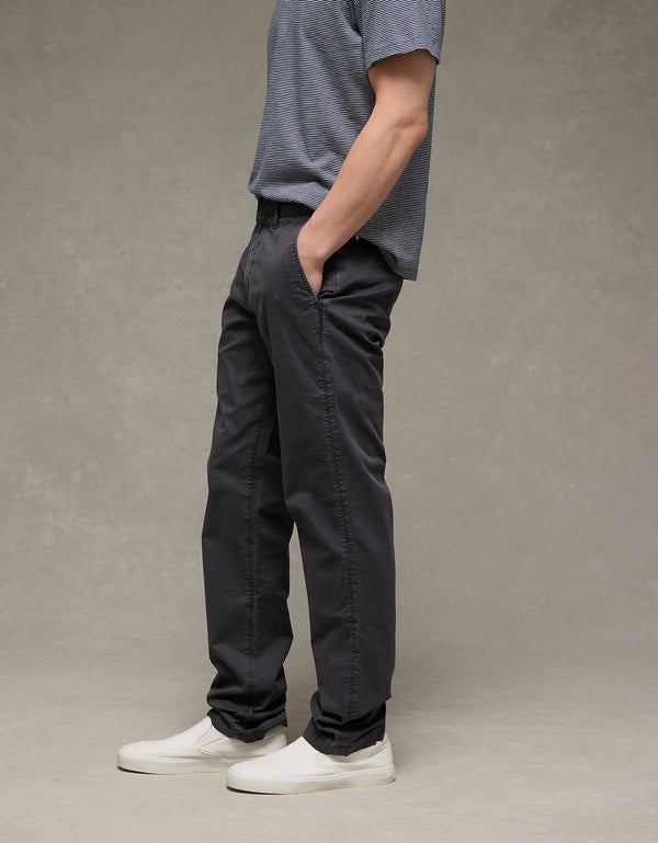 Pantalón Caqui Recto Original Ae Flex Usado - Azul