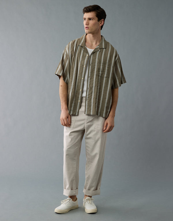 Pantalón Cargo Flex con cintura Elástica para Hombre - Generico