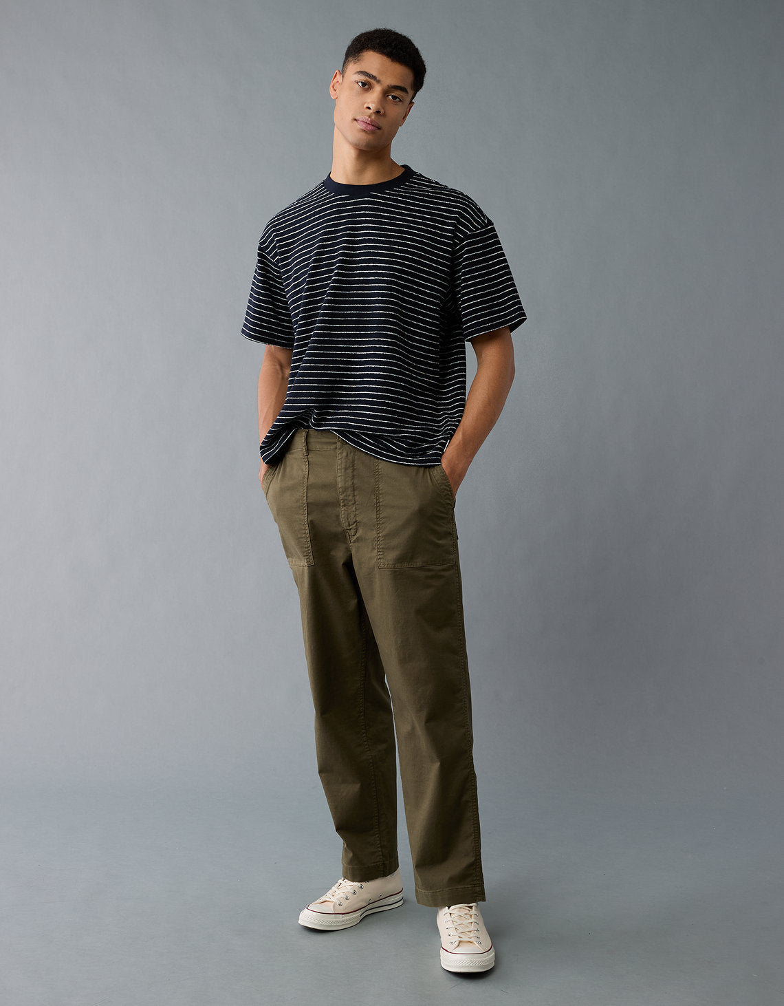 Pantalón Cargo Flex con cintura Elástica para Hombre - Generico 0127_5060_520_os