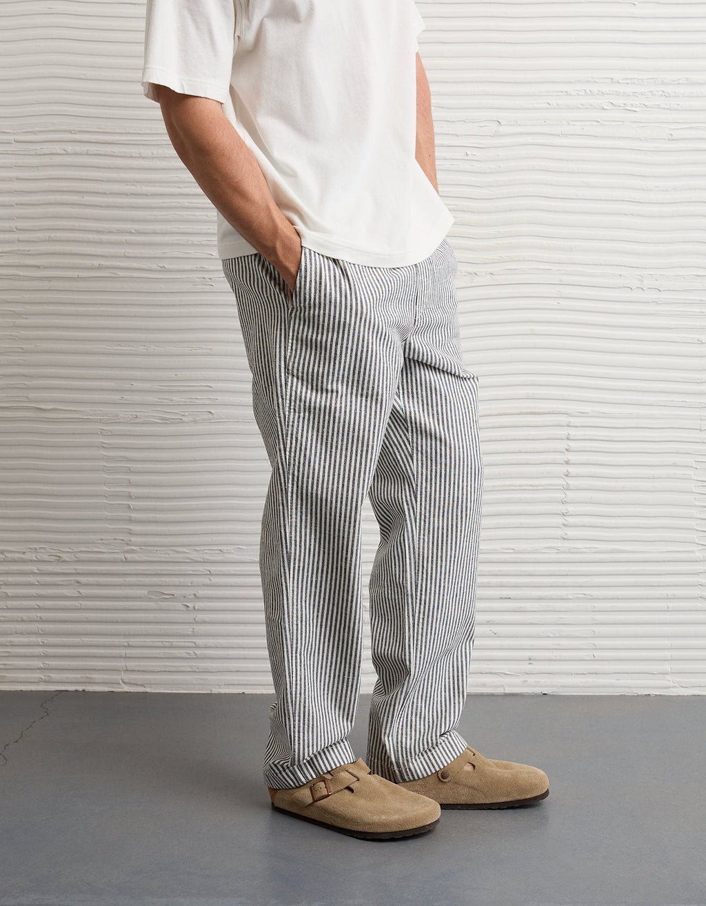 Pantalón Trekker de ajuste fácil - Azul 0127_5365_477_os