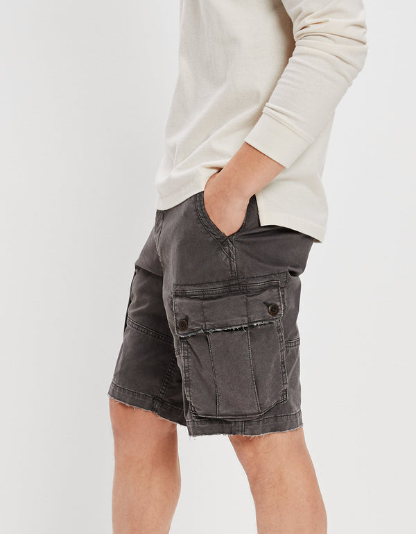 Short AE Flex 25 cm. Lived-in tipo Cargo - Gris