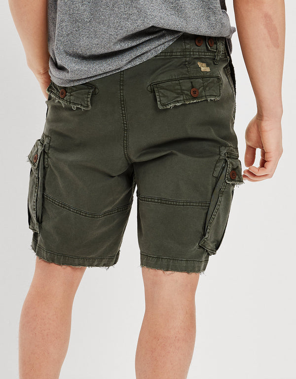Short AE Flex 25 cm. Lived-in tipo Cargo - Verde